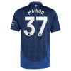 Camisola Manchester United Mainoo 37 Homen Equipamento 2ª 24/25